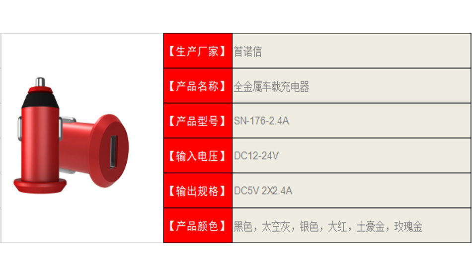 產品信息